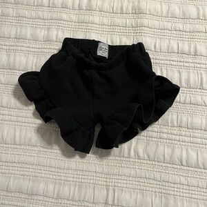 Bella Breeze Black Ruffle Shorties